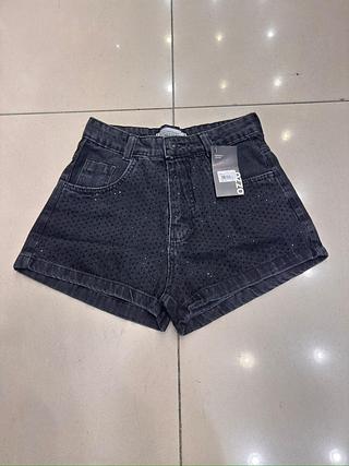 short abanhado com brilho