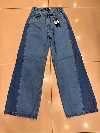 Wide leg bicolor