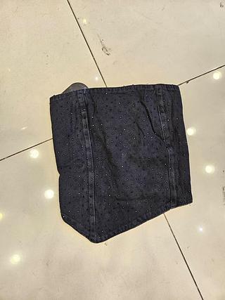 cropped estonada com brilho