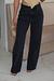 calca wide liso preto estonado