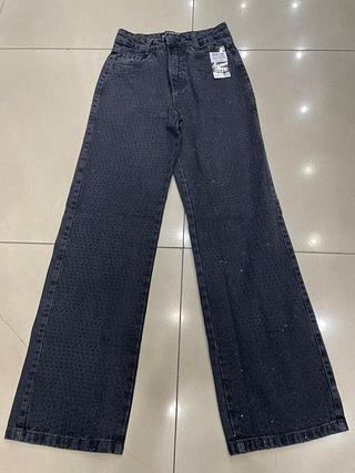 calca wide com brilho