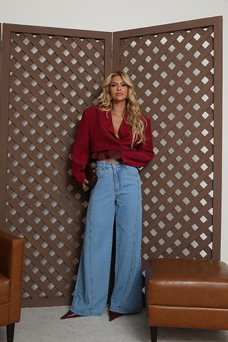 Pantalona Jeans linha frontal