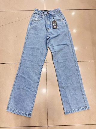 Calça wide leg jeans