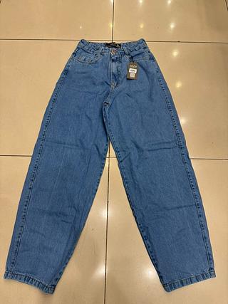 Calça ballon jeans
