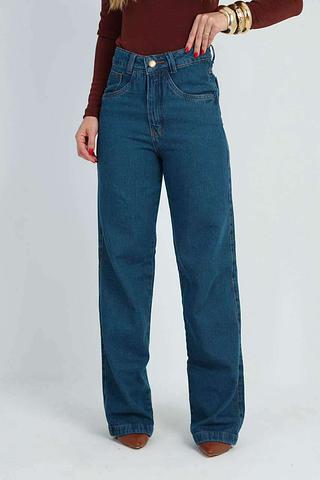 Calça wide leg