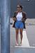 Short mom escuro 1% lycra