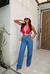 Calça wide leg