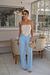 calca wide leg basica