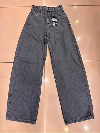 Wide leg barrel gray